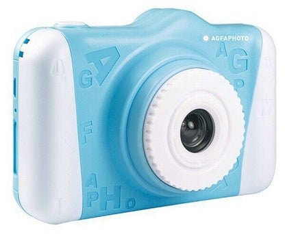 AGFA PHOTO REALIKIDS Mk.2 Digital Camera in Blue for Children 3.5" LCD (UK) BNIB