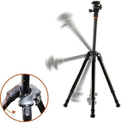 Tripod with Reversing Column  Vanguard Nivelo 245BK Black (UK Stock) BNIB + Case