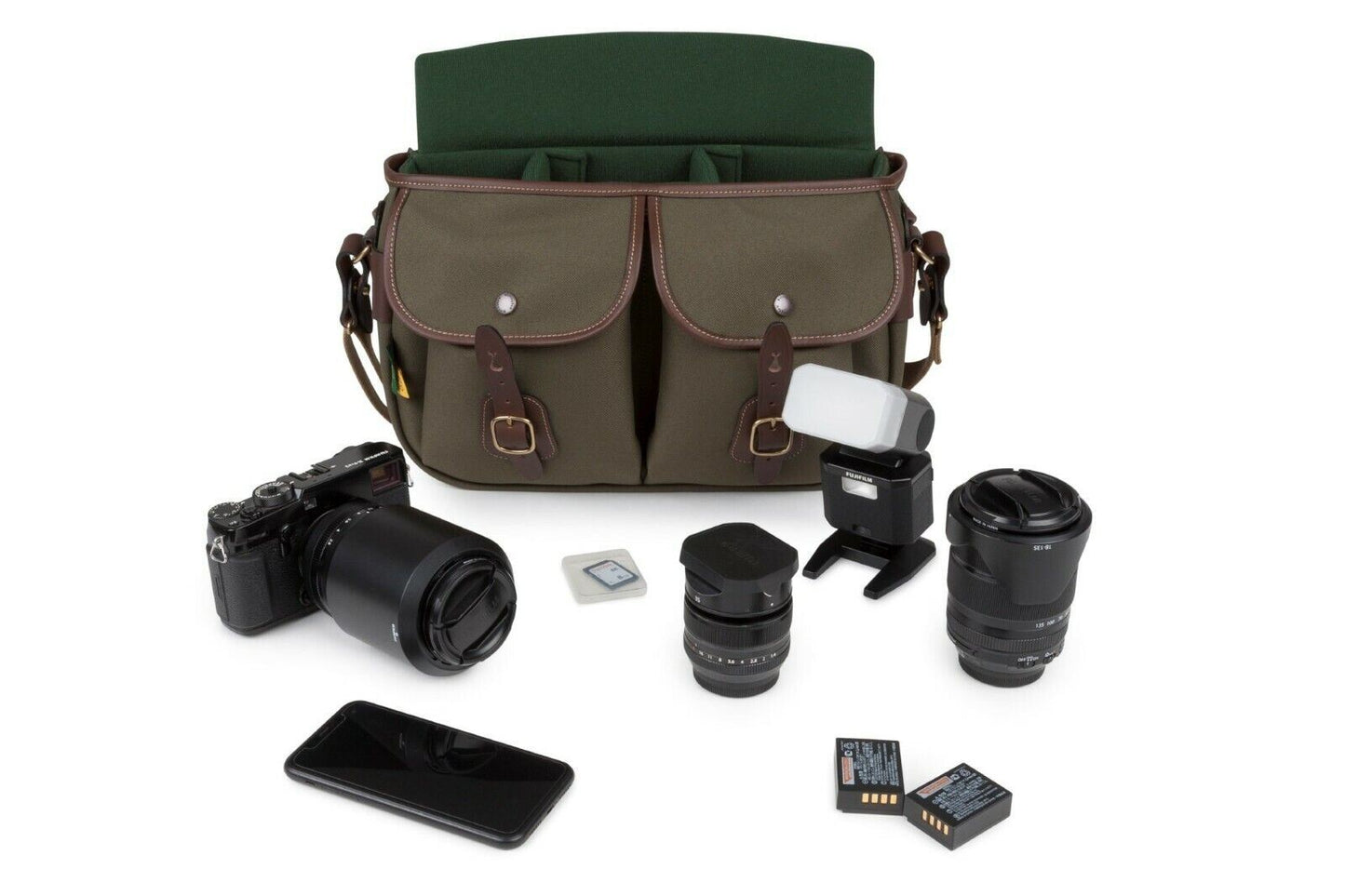 NEW Billingham Hadley Pro 2020 Camera / DSLR Bag in Sage / Chocolate  (UK)  BNIP