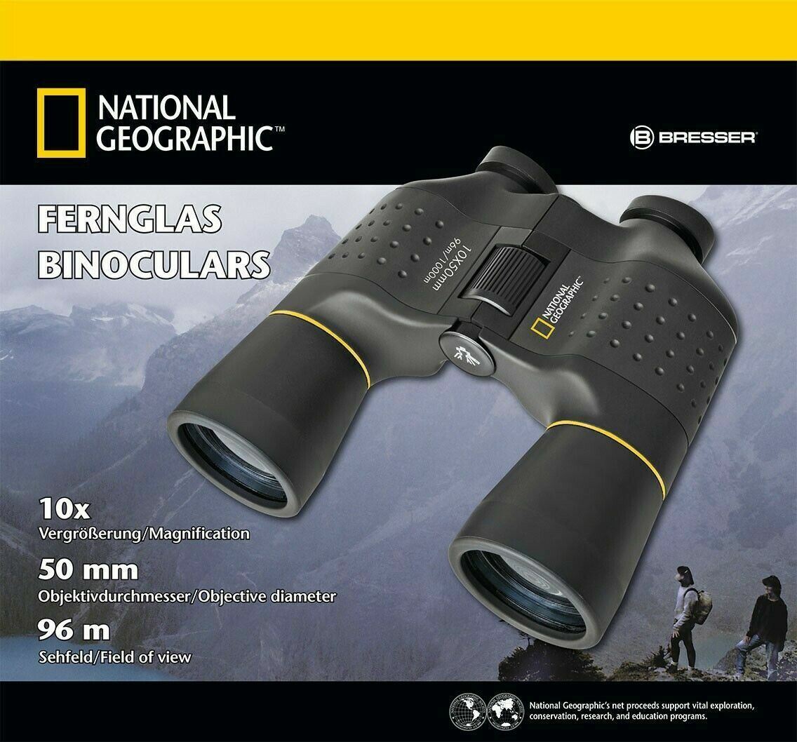 National Geographic 10 x 50 Porro Prism Binoculars  #9056000 (UK Stock) BNIB NEW