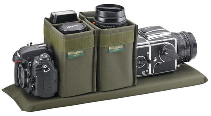 Billingham 555 Mk. II Extra Large Camera / DSLR Bag  in Sage with Chocolate Trim