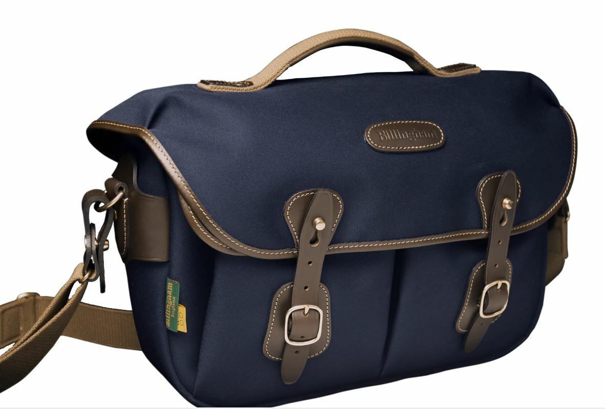 NEW Billingham Hadley Pro 2020 Camera / DSLR Bag in Navy blue / Chocolate (UK)