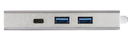 Hama USB 3.1 Type-C Hub 1:4 Aluminium for 2 x USB-A, 2 x USB-C #135755 (UK) BNIP