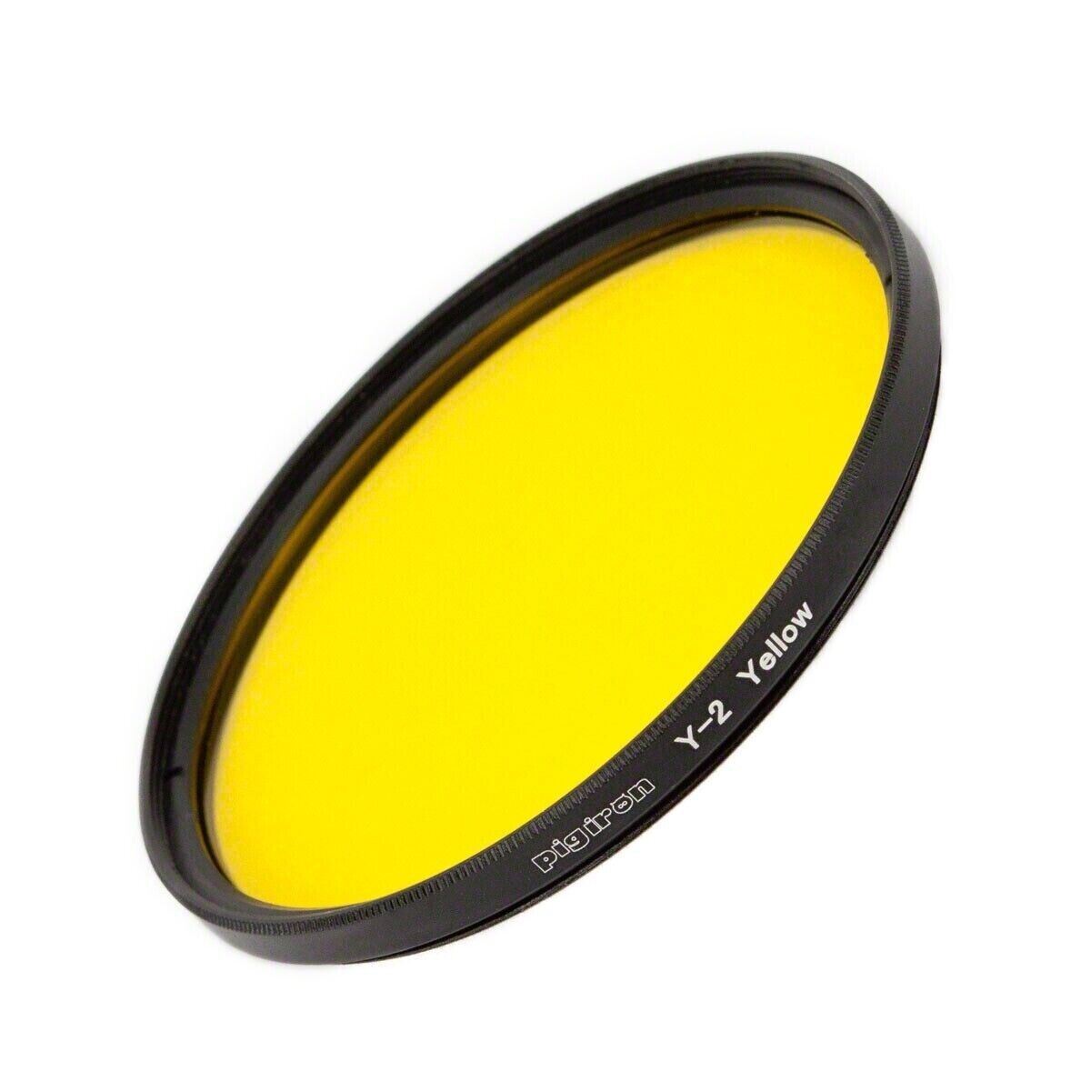 Pig Iron 37mm Yellow Y-2 Pro Filter Contrast Booster Camera Lens Circular BW(UK)