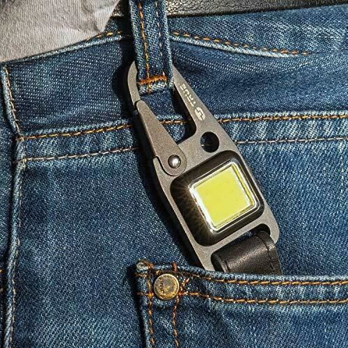 True Utility Cliplite Rechargeable Light with Keyring Clip #TU918 (UK Stock) NEW