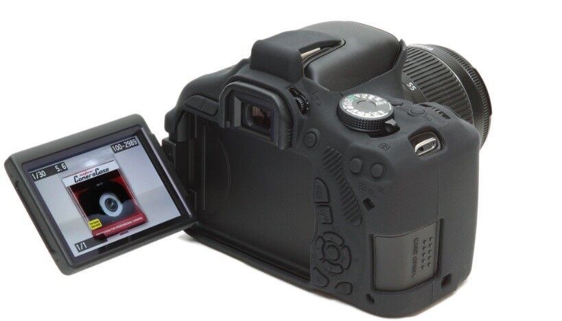 easyCover Silicone Skin Soft Case Cover Protector Canon EOS 600D (UK Stock) BNIB