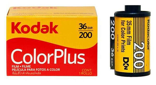 Kodak Color Plus 200 35mm 36 Exposure 36/200 asa iso Print Film (UK Stock)  BNIB