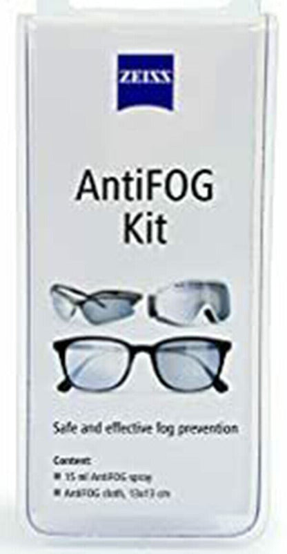 Zeiss Anti-Fog Kit with 15ml Spray and Treated Cloth (UK Stock) BNIP   #2398-807