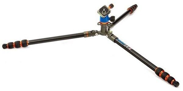 3 Legged Thing Punks Travis Magnesium Alloy Compact Travel Tripod  Blue & Orange