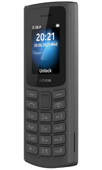 Genuine Nokia 105 in Black = Locked to Vodafone Network + �10 Credit  (UK Stock)