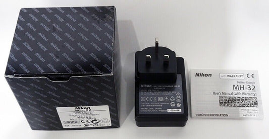 original Genuine Nikon MH-32 Digital camera battery charger for EN-EL25 (UK) NEW