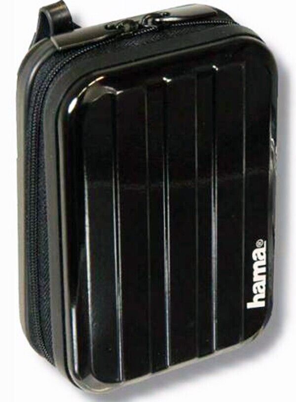 Compact Camera Case by Hama 60H hard case Metal Style 00103858 10.5 x 6.5 x 3 cm