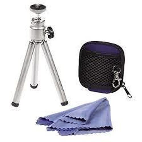 Mini Tripod 3 Part Accessory Kit Case & Cleaning Cloth HAMA 4044 (UK Stock) BNIP