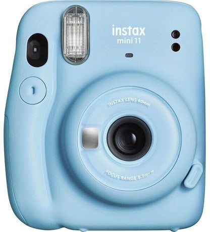 Fuji film Instax Mini 11 Instant Film Auto Camera in Sky Blue  (UK Stock)   BNIB