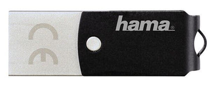 Hama C-Turn Flash Pen 16 GB Type C USB 3.0 3.1 Flash Drive - Black / Silver (UK)