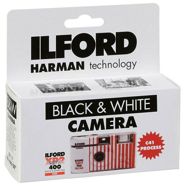 Harman Ilford XP2 Super SUC C41 27 exp. 400asa B&W CAMERA (UK) Black & White NEW