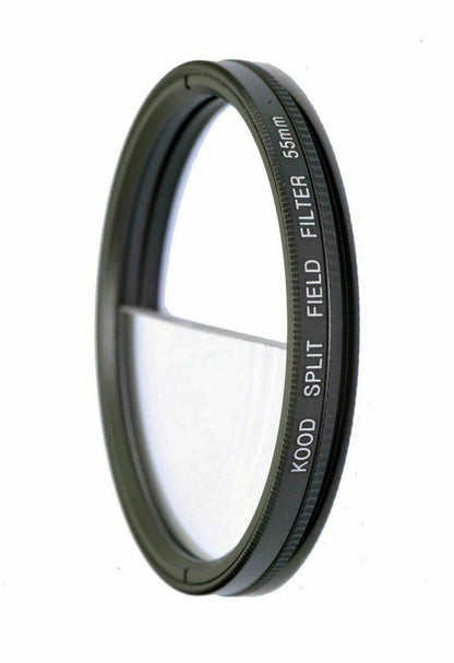 Kood High Quality 55mm Split Field +2 Dioptre Slim Optical Glass Filter (UK) NEW