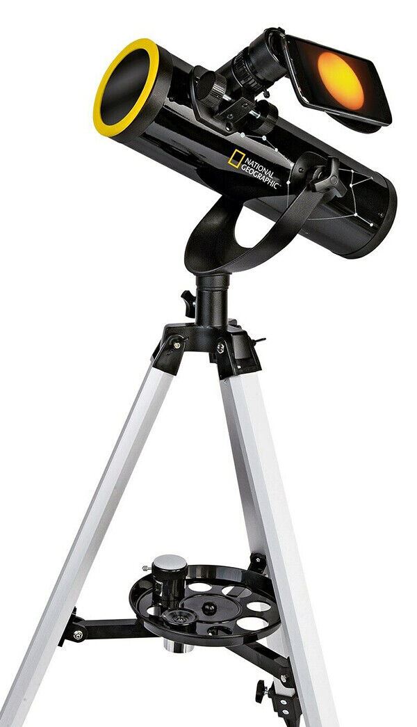 National Geographic Reflector AZ Telescope 76 / 350 + Sun Filter & Phone Adapter