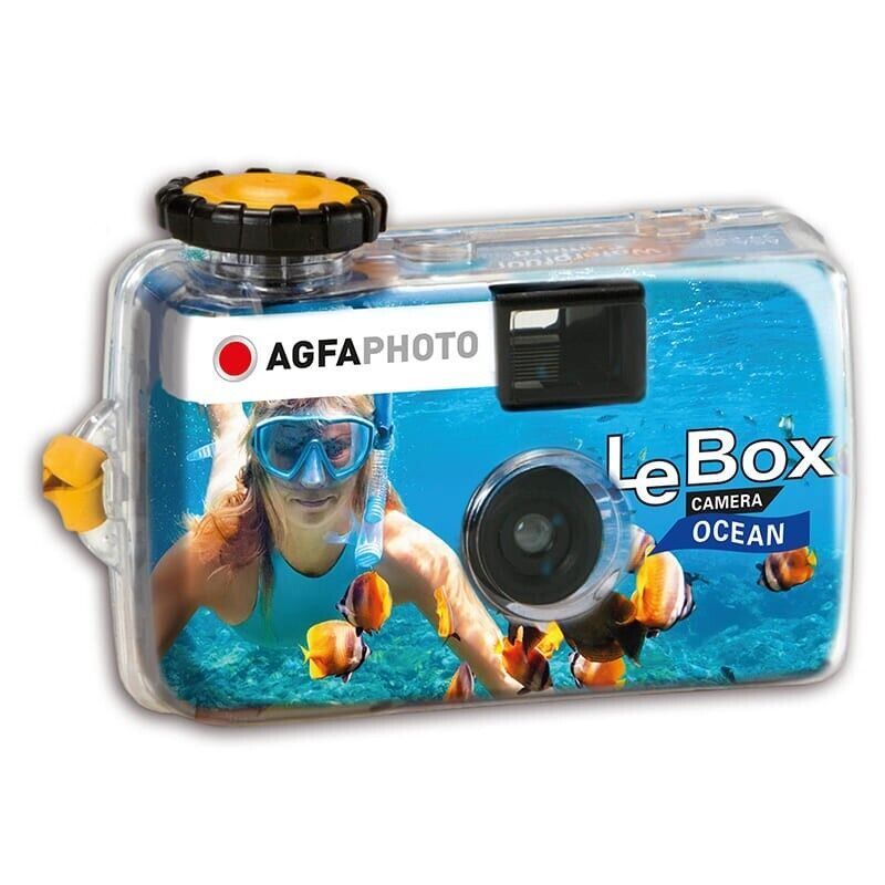 Agfa LeBox Ocean Underwater Single Use 27exp. Camera SUC (UK Stock) BNIB 12/2025