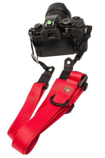 Camera Strap with Quick adjust buckle RED  - GGS FOTO Mirrorless ILCE Cameras UK