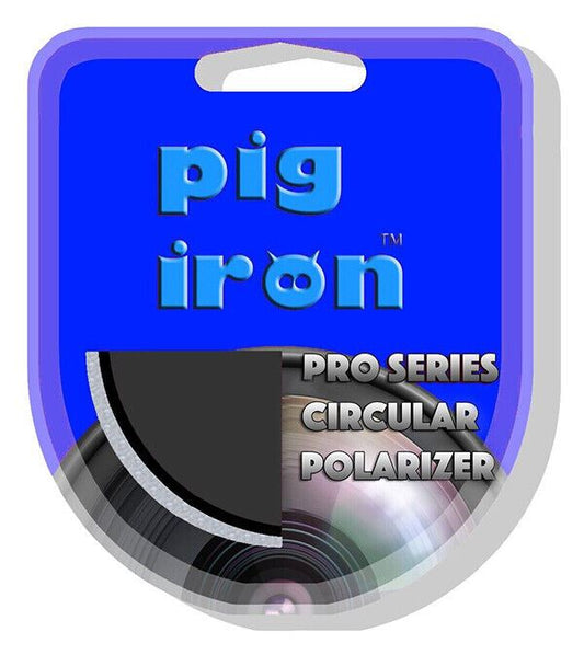 Pig Iron 37mm Pro Series Circular Polarising Filter Premium Glass Lens Polariser