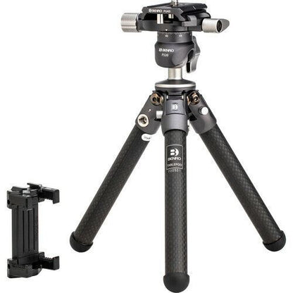 Benro TablePod Kit Mini Carbon Fibre Tripod + Ball Head + Phone QR Plate (UK)NEW