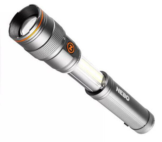 Nebo Franklin� Slide 500 Lumen Rechargeable Work Light Flashlight Torch (UK) NEW