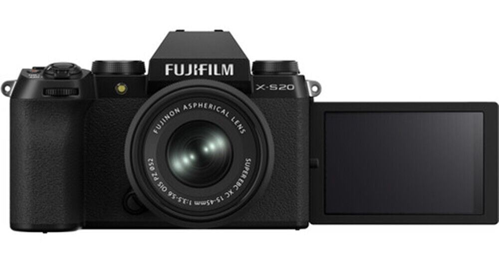 FUJIFILM X-S20 Mirrorless 26.1 MP Camera + 15-45mm Lens in Black (UK Stock) BNIB