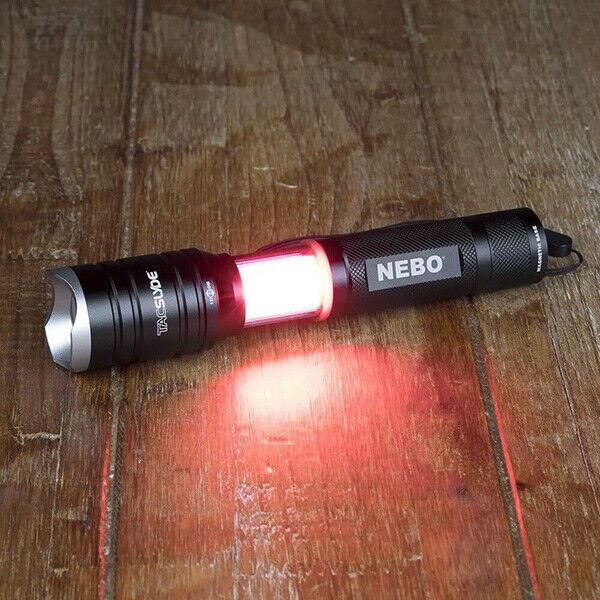 NEBO Tac Slyde Flashlight & C.O.B Lantern 12x Adjustable Zoom #NE6746 (UK)  BNIB