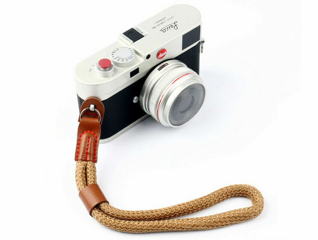 Rope style Wrist Strap for DSLR ILCE PRO Compact Camera in Tan (UK Stock) BNIP