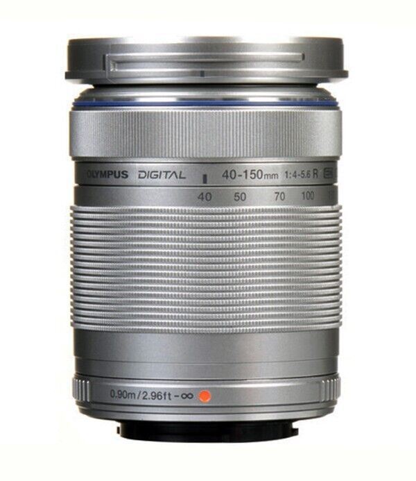 Olympus M.ZUIKO Digital ED 40-150mm f/4-5.6 R Telephoto Zoom Lens in Silver (UK)