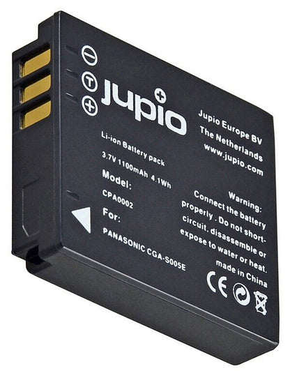 CGA-S005E Lithium-Ion Battery Pack for Panasonic by JUPIO  (3.7V, 1100mAh)  BNIP