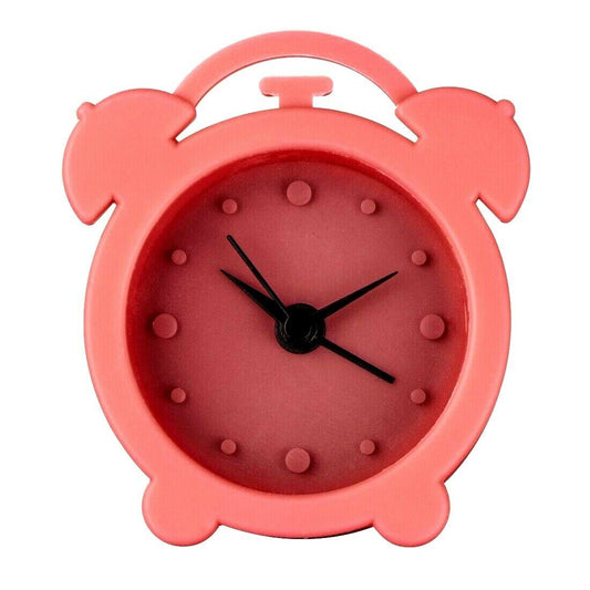 Hama Mini Silicone Travel / Home Alarm Clock Orange Pink #123142 (UK Stock) BNIP