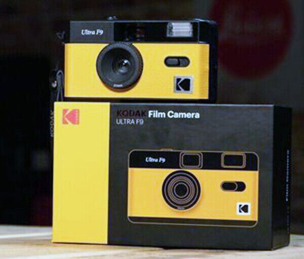 Kodak Ultra F9 135mm 35mm Film Camera in Yellow & Black  (UK Stock) BNIB DA00248