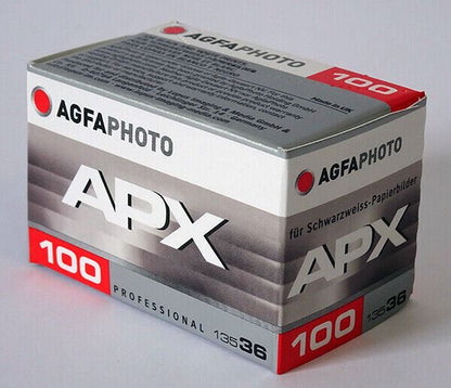 2 x Agfa APX 36 100 135mm Professional Black and White Film 36 exp. 100 ASA (UK)