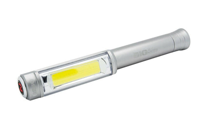 Nebo Big Larry 400 Lumen LED Torch + Work light in Silver COB FL-1 LED (UK) BNIB