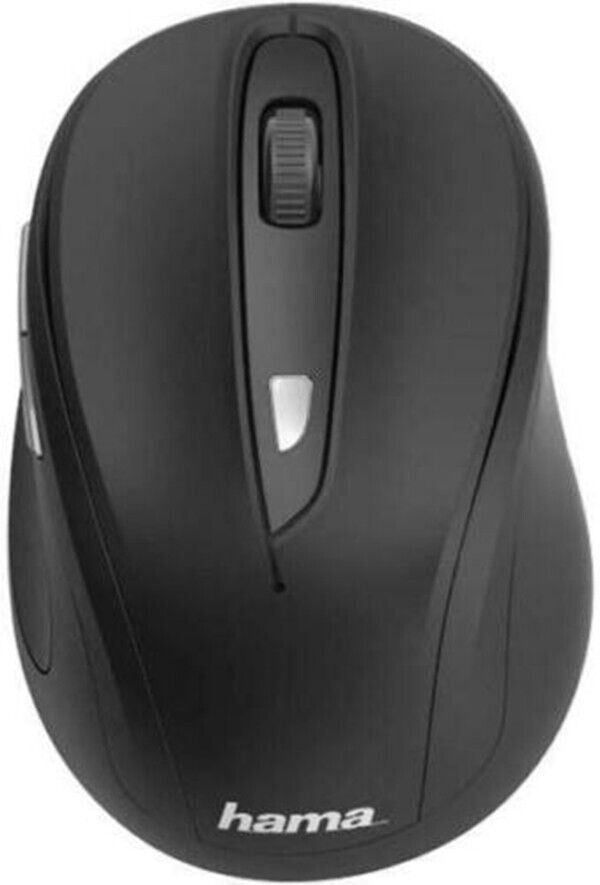 Hama MW-400 Optical Wireless 6-Button USB Ergonomic Mouse in Black #182626 (UK)