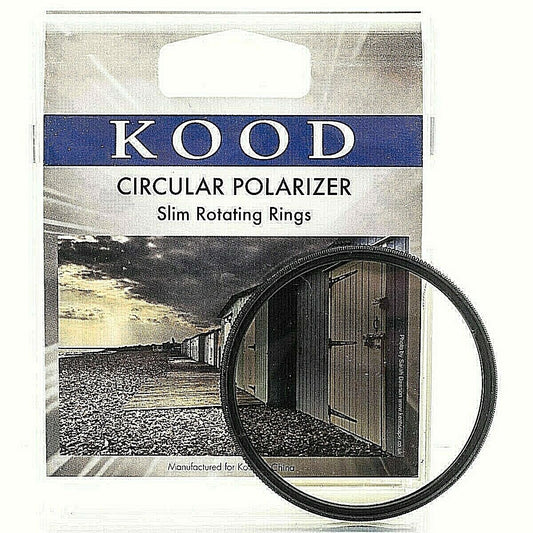 KOOD 58mm CIRCULAR POLARISING POLARISER FILTER CPL Pro Slim Frame (UK Stock)