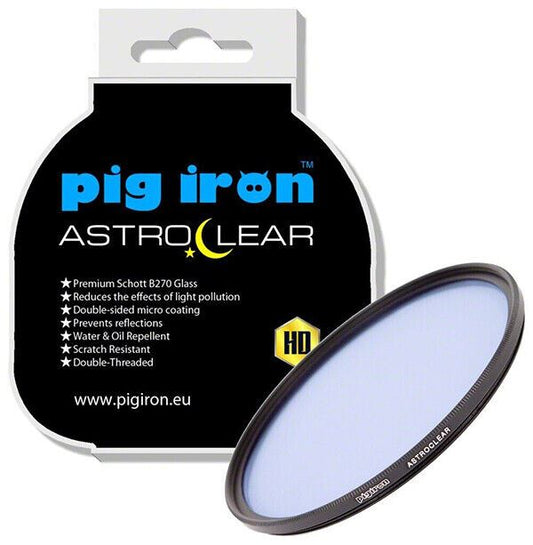 Pig Iron 72mm Astro Clear Filter Night Sky Light Pollution Reducer for Starscape