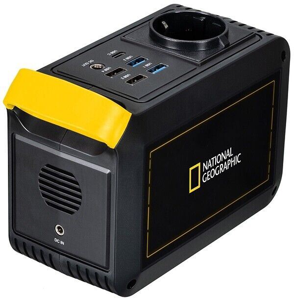 National Geographic Portable Power Supply Station 89 Watt 12V/230V #9060100 (UK)