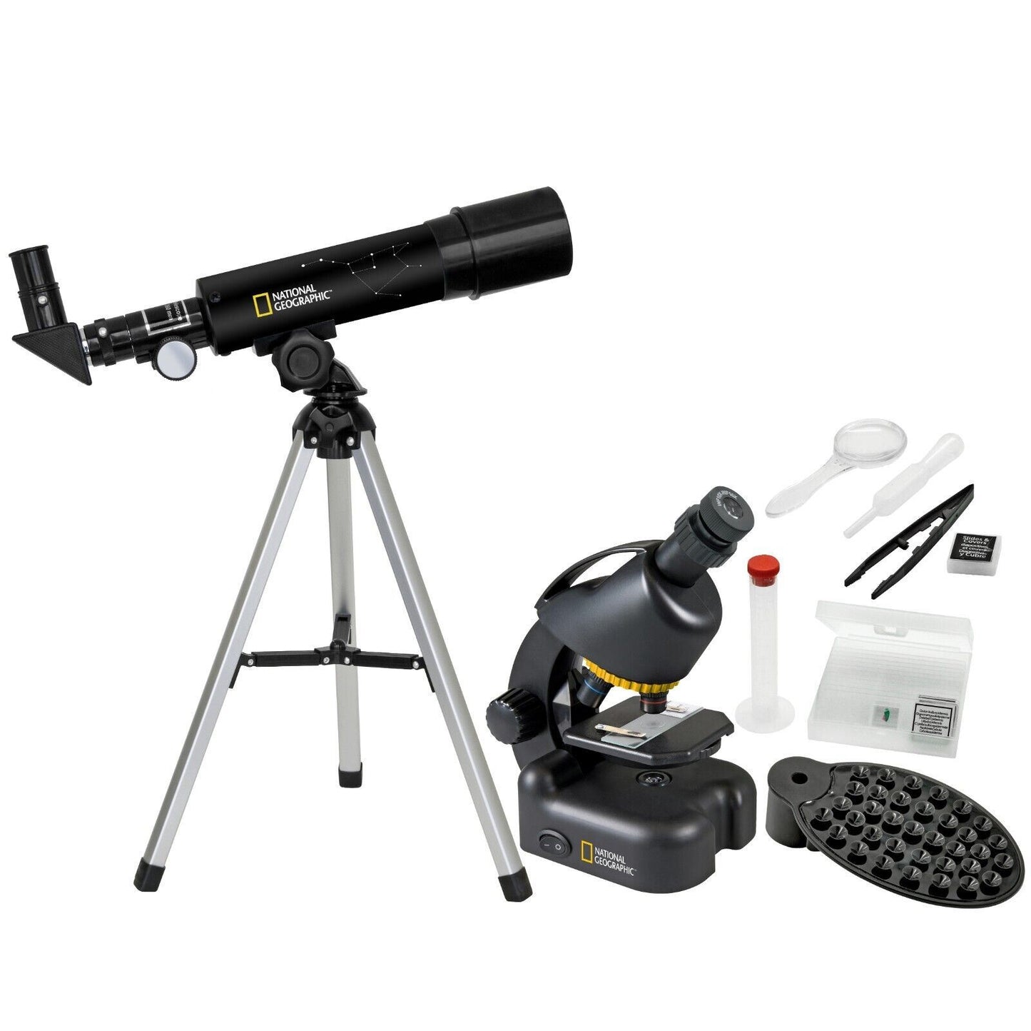 National Geographic Compact Telescope and Microscope Set #9118200 (UK Stock) NEW