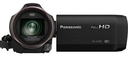 Panasonic HC-V785 K Full HD Video Camera Camcorder 20x Lens 24Mp (UK Stock) BNIB