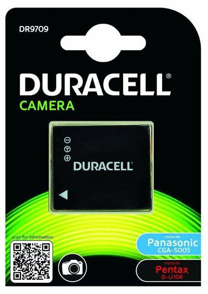 CGAS005 Li-ion Battery - Panasonic Digital Camera by DURACELL #DR9709 (UK Stock)