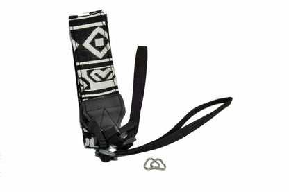 Kood Vintage Retro Style Black & Cream Tapestry Camera Neck Strap + Rings (UK)