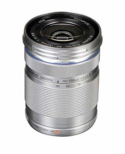 Olympus M.ZUIKO Digital ED 40-150mm f/4-5.6 R Telephoto Zoom Lens in Silver (UK)