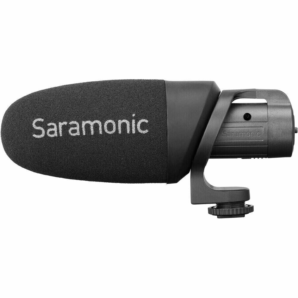 Shotgun Microphone Cam Mic by Saramonic Cam Mic + Camera-Mount  (UK Stock)  BNIB