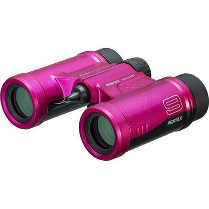 Pentax UD 9 x 21 Compact Binoculars in PINK with Case & Strap (UK Stock)  BNIB