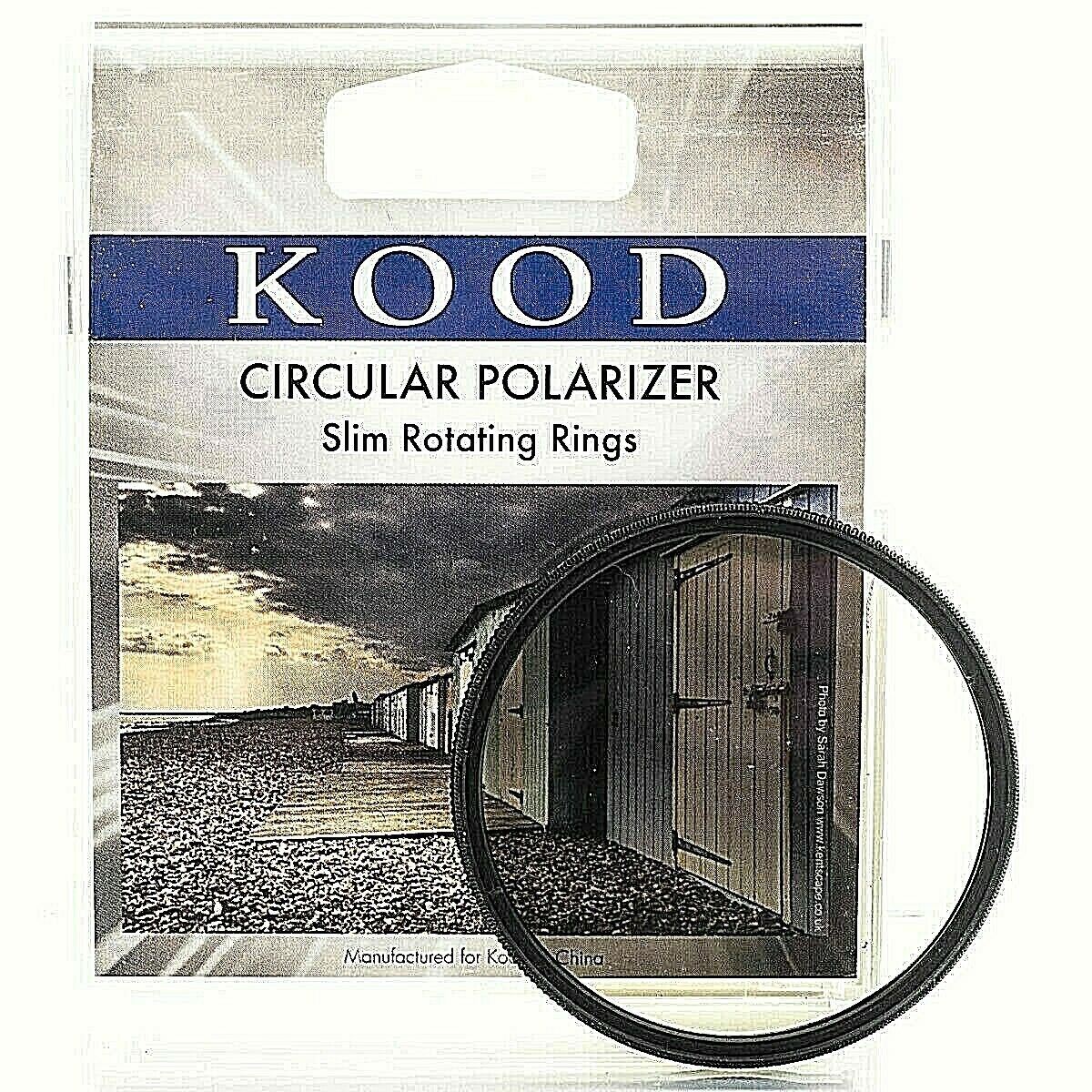 KOOD 105mm CIRCULAR POLARISING POLARISER FILTER CPL Pro Slim Frame (UK Stock)