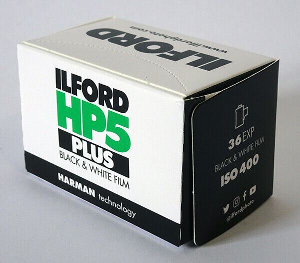 1 x Ilford HP5 Plus 400 asa Black & White 35mm Film 36 exposures (UK Stock) BNIB