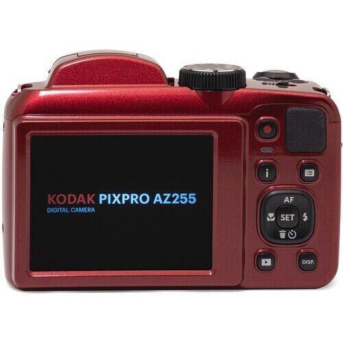 Kodak PIXPRO AZ255 Digital Camera Dark Red 16MP 25x Wide Zoom HD1080P (UK)  BNIB